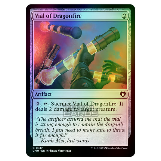 Magic The Gathering - Commander Masters - Vial of Dragonfire - 0417 (Foil)