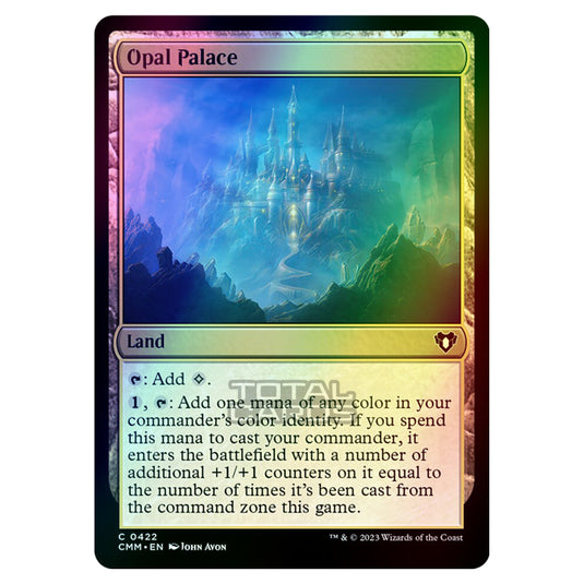 Magic The Gathering - Commander Masters - Opal Palace - 0422 (Foil)