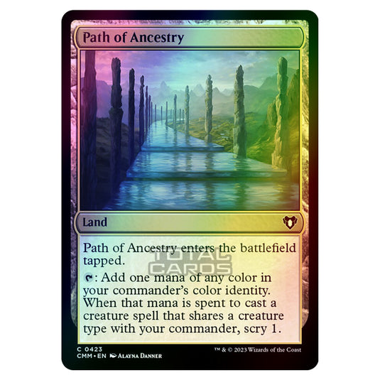 Magic The Gathering - Commander Masters - Path of Ancestry - 0423 (Foil)