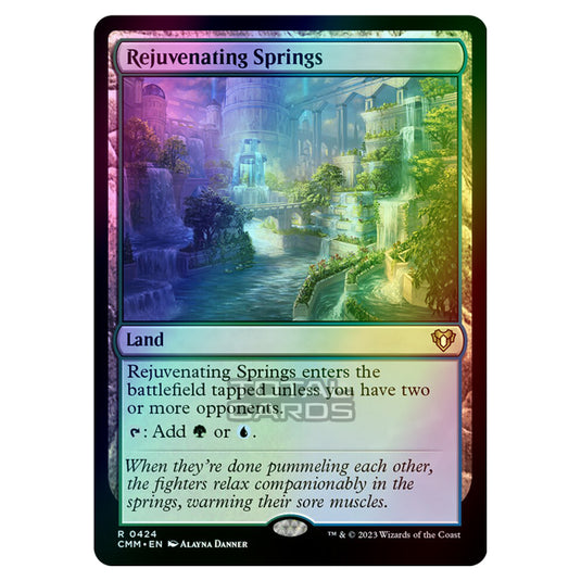 Magic The Gathering - Commander Masters - Rejuvenating Springs - 0424 (Foil)