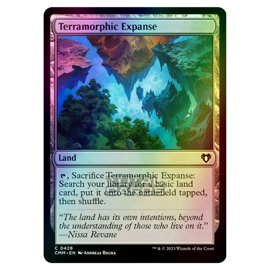 Magic The Gathering - Commander Masters - Terramorphic Expanse - 0428 (Foil)