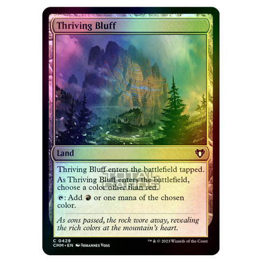 Magic The Gathering - Commander Masters - Thriving Bluff - 0429 (Foil)