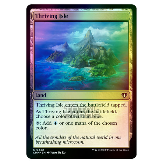 Magic The Gathering - Commander Masters - Thriving Isle - 0432 (Foil)