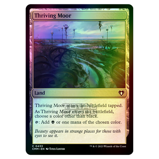 Magic The Gathering - Commander Masters - Thriving Moor - 0433 (Foil)