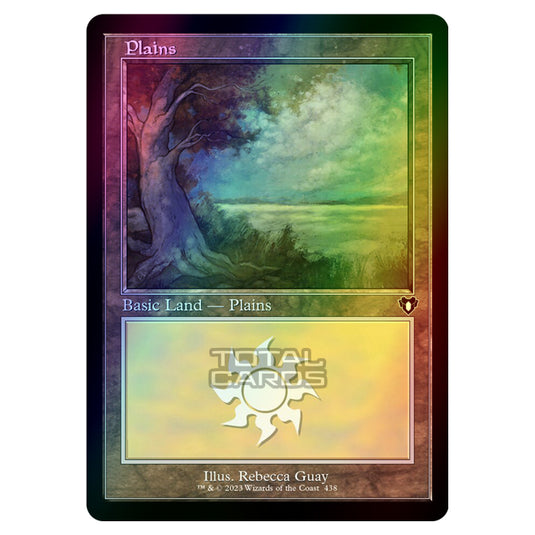 Magic The Gathering - Commander Masters - Plains - 0438 (Foil)