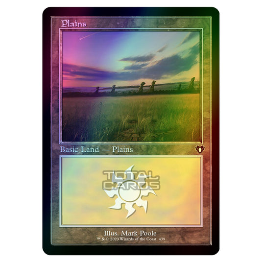 Magic The Gathering - Commander Masters - Plains - 0439 (Foil)