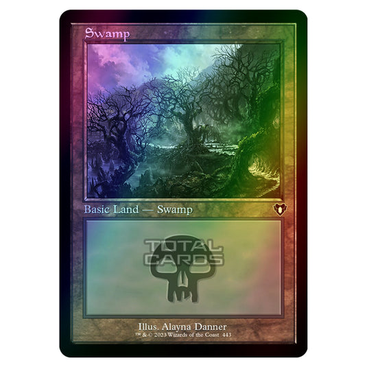 Magic The Gathering - Commander Masters - Swamp - 0443 (Foil)