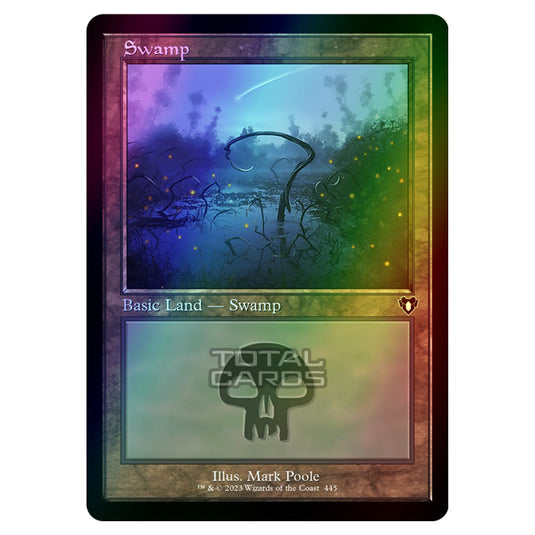 Magic The Gathering - Commander Masters - Swamp - 0445 (Foil)