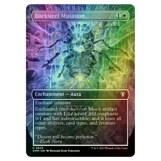 Magic The Gathering - Commander Masters - Darksteel Mutation (Borderless) - 0623 (Foil)