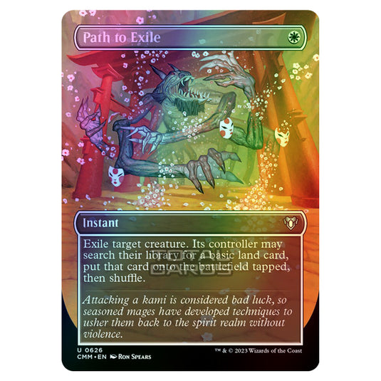 Magic The Gathering - Commander Masters - Path to Exile (Borderless) - 0626 (Foil)