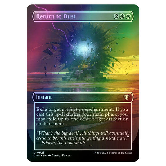 Magic The Gathering - Commander Masters - Return to Dust (Borderless) - 0628 (Foil)