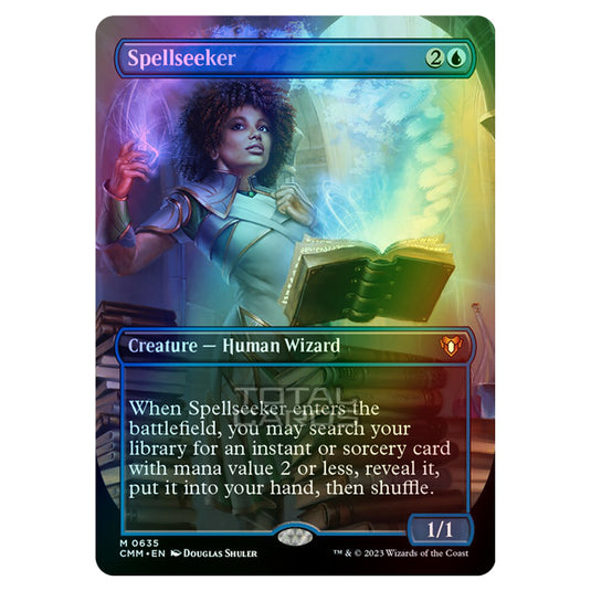 Magic The Gathering - Commander Masters - Spellseeker (Borderless) - 0635 (Foil)