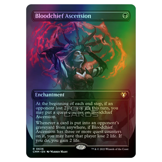 Magic The Gathering - Commander Masters - Bloodchief Ascension (Borderless) - 0636 (Foil)