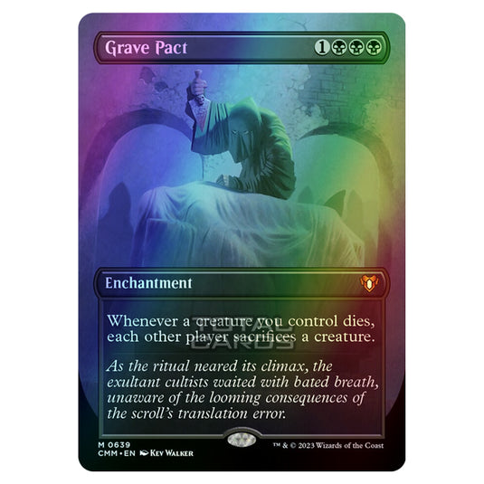 Magic The Gathering - Commander Masters - Grave Pact (Borderless) - 0639 (Foil)