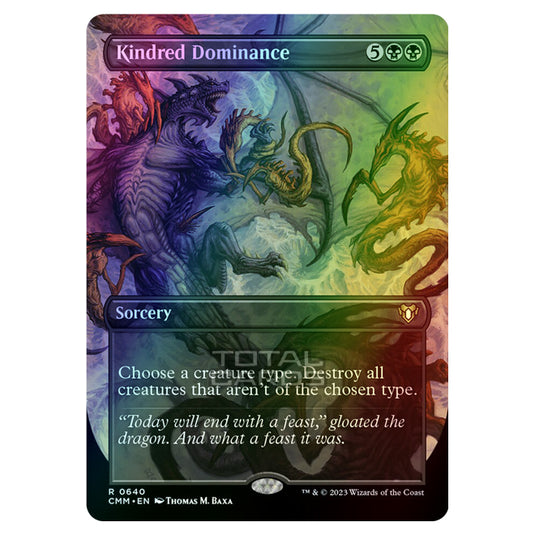 Magic The Gathering - Commander Masters - Kindred Dominance (Borderless) - 0640 (Foil)