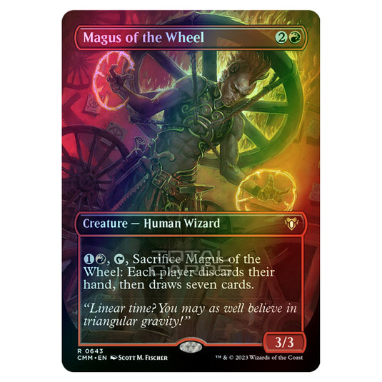 Magic The Gathering - Commander Masters - Magus of the Wheel (Borderless) - 0643 (Foil)