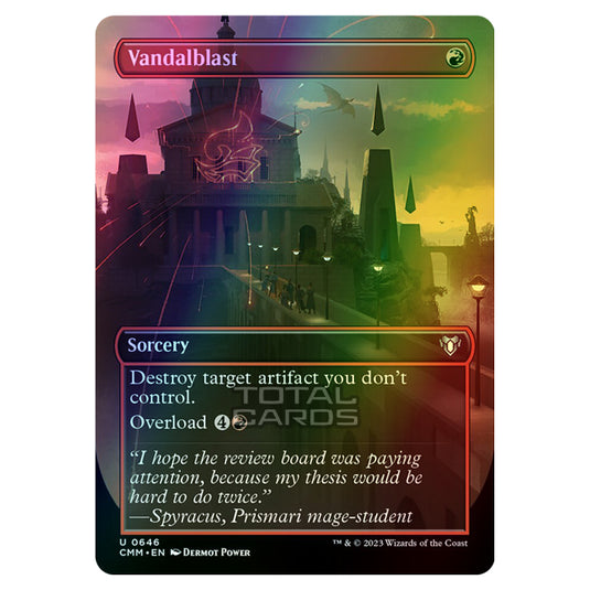 Magic The Gathering - Commander Masters - Vandalblast (Borderless) - 0646 (Foil)