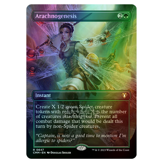 Magic The Gathering - Commander Masters - Arachnogenesis (Borderless) - 0647 (Foil)