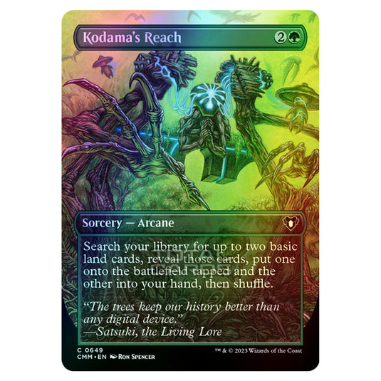 Magic The Gathering - Commander Masters - Kodama's Reach (Borderless) - 0649 (Foil)