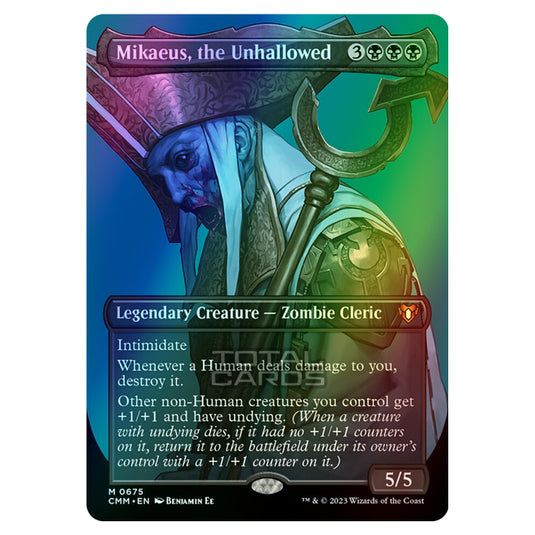 Magic The Gathering - Commander Masters - Mikaeus, the Unhallowed (Profile Card) - 0675 (Foil)