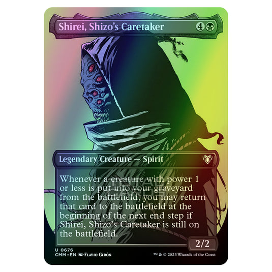 Magic The Gathering - Commander Masters - Shirei, Shizo's Caretaker (Profile Card) - 0676 (Foil)