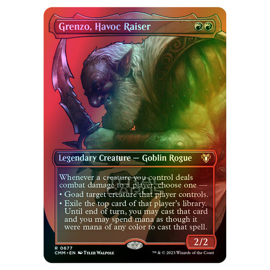 Magic The Gathering - Commander Masters - Grenzo, Havoc Raiser (Profile Card) - 0677 (Foil)