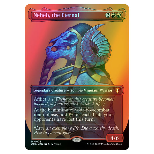 Magic The Gathering - Commander Masters - Neheb, the Eternal (Profile Card) - 0678 (Foil)