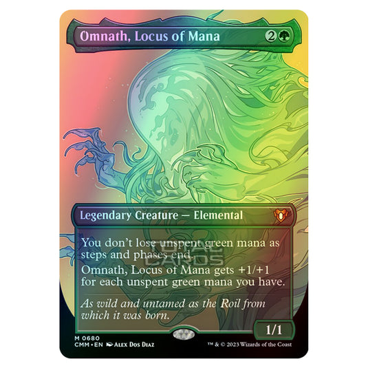 Magic The Gathering - Commander Masters - Omnath, Locus of Mana (Profile Card) - 0680 (Foil)