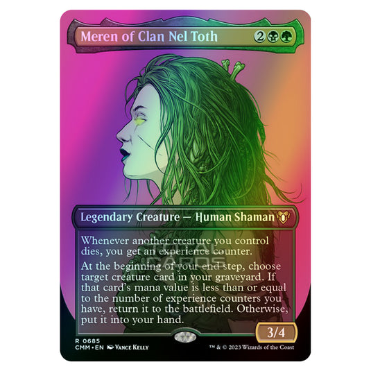 Magic The Gathering - Commander Masters - Meren of Clan Nel Toth (Profile Card) - 0685 (Foil)