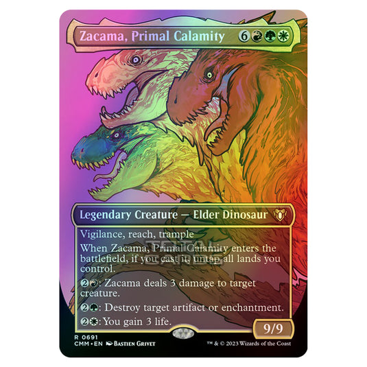 Magic The Gathering - Commander Masters - Zacama, Primal Calamity (Profile Card) - 0691 (Foil)