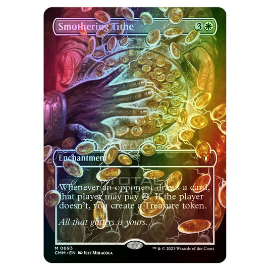 Magic The Gathering - Commander Masters - Smothering Tithe (Borderless) - 0693 (Foil)