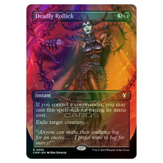 Magic The Gathering - Commander Masters - Deadly Rollick (Borderless) - 0695 (Foil)