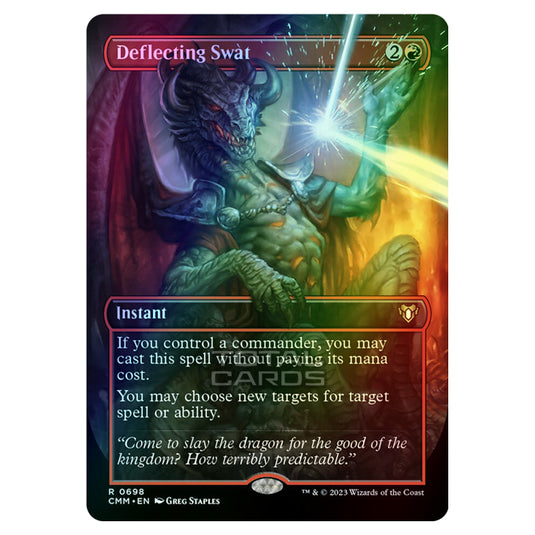 Magic The Gathering - Commander Masters - Deflecting Swat (Borderless) - 0698 (Foil)