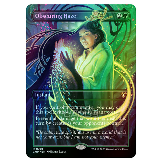 Magic The Gathering - Commander Masters - Obscuring Haze (Borderless) - 0701 (Foil)