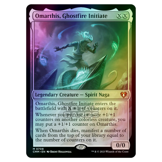 Magic The Gathering - Commander Masters - Omarthis, Ghostfire Initiate - 0708 (Foil)