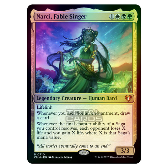 Magic The Gathering - Commander Masters - Narci, Fable Singer - 0710 (Foil)