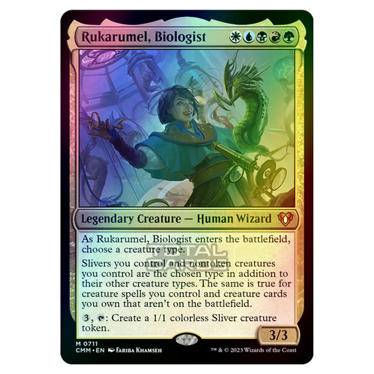 Magic The Gathering - Commander Masters - Rukarumel, Biologist - 0711 (Foil)