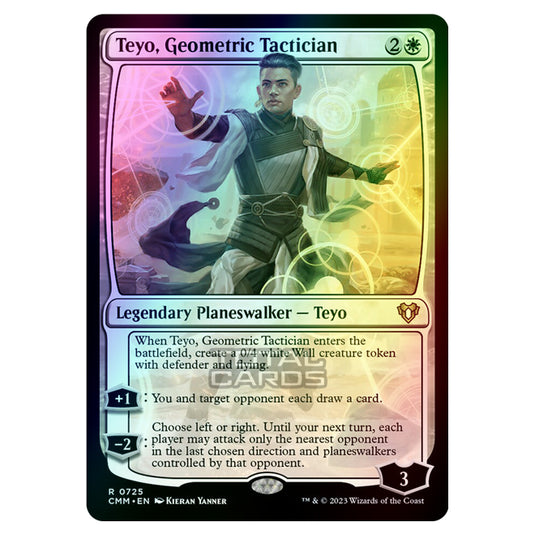 Magic The Gathering - Commander Masters - Teyo, Geometric Tactician - 0725 (Foil)