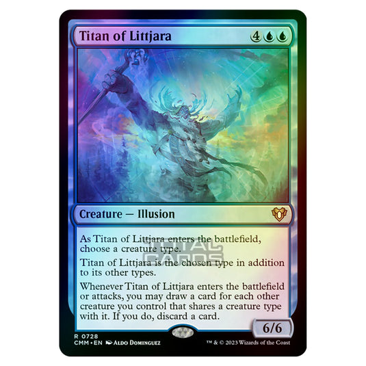 Magic The Gathering - Commander Masters - Titan of Littjara - 0728 (Foil)