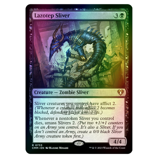 Magic The Gathering - Commander Masters - Lazotep Sliver - 0733 (Foil)