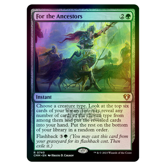 Magic The Gathering - Commander Masters - For the Ancestors - 0740 (Foil)