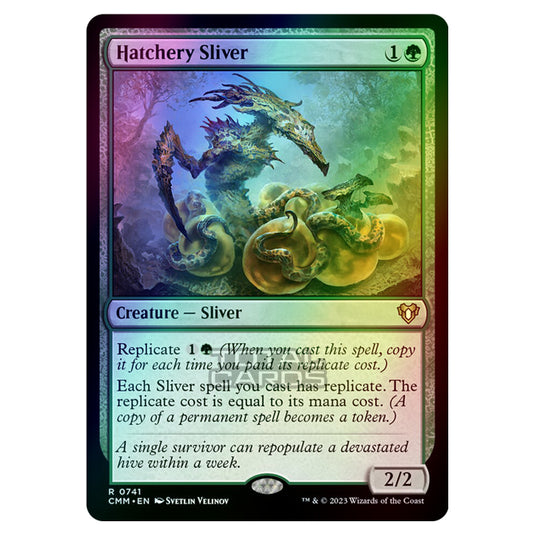 Magic The Gathering - Commander Masters - Hatchery Sliver - 0741 (Foil)