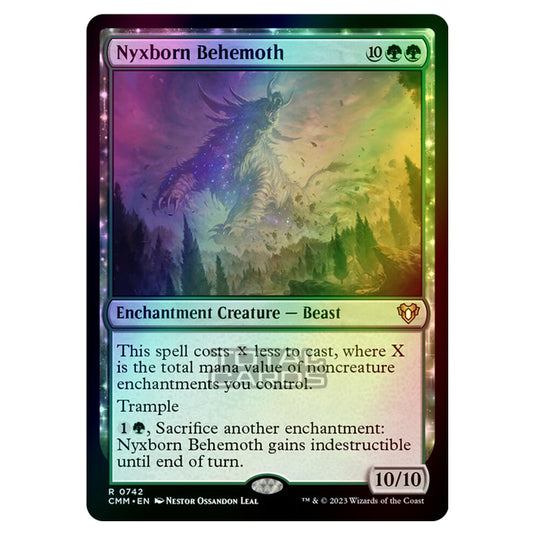 Magic The Gathering - Commander Masters - Nyxborn Behemoth - 0742 (Foil)