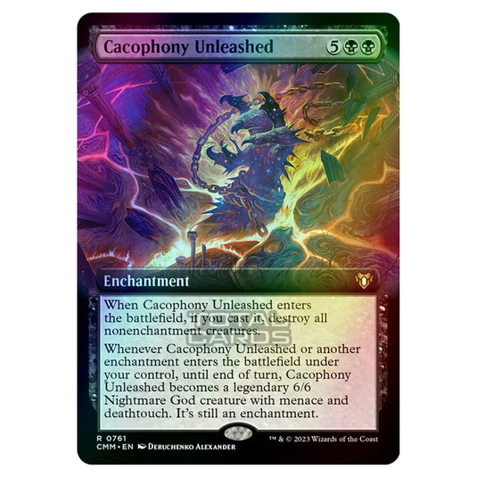 Magic The Gathering - Commander Masters - Cacophony Unleashed (Extended Art) - 0761 (Foil)