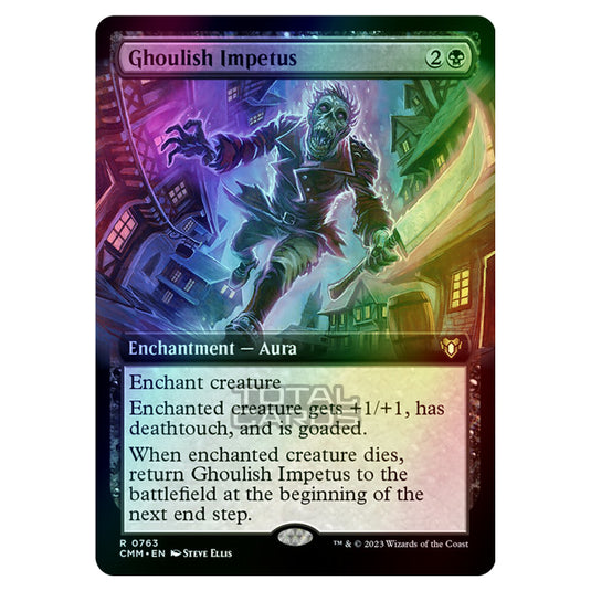 Magic The Gathering - Commander Masters - Ghoulish Impetus (Extended Art) - 0763 (Foil)