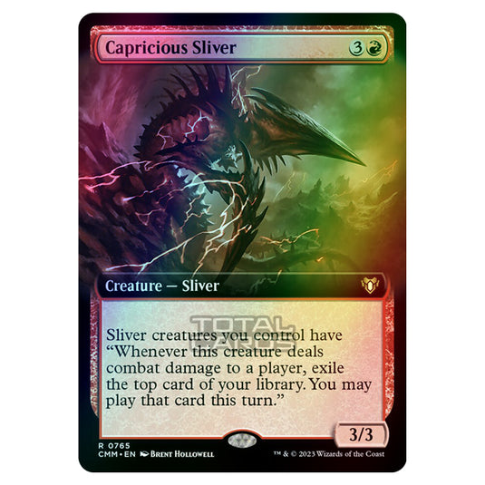 Magic The Gathering - Commander Masters - Capricious Sliver (Extended Art) - 0765 (Foil)