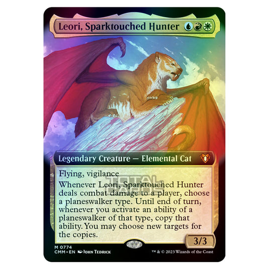 Magic The Gathering - Commander Masters - Leori, Sparktouched Hunter (Extended Art) - 0774 (Foil)