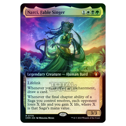 Magic The Gathering - Commander Masters - Narci, Fable Singer (Extended Art) - 0775 (Foil)