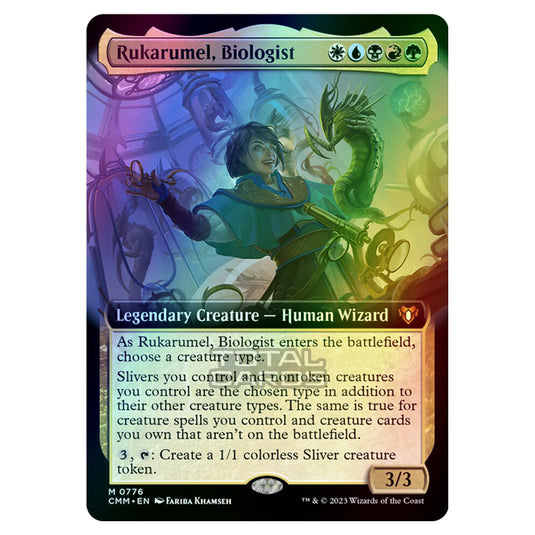 Magic The Gathering - Commander Masters - Rukarumel, Biologist (Extended Art) - 0776 (Foil)