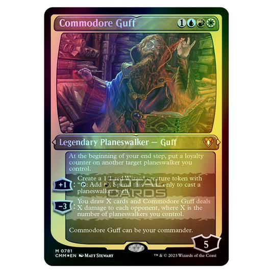 Magic The Gathering - Commander Masters - Commodore Guff - 0781 (Foil)